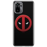 ERT GROUP Coque de téléphone Portable pour Xiaomi REDMI Note 10/ 10S Original et sous Licence Officielle Marvel Motif Deadpool 003 Parfaitement adapté à la Forme du téléphone Portable, Coque en TPU