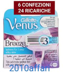 Gillette Venus Breeze 3 Lames pour Femmes - 24 Recharges