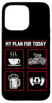 iPhone 15 Pro Max Classic Motorcycle Biker Plan For Today Coffee Beer Case