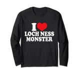 I Love Loch Ness Monster, I Heart Loch Ness Monster Long Sleeve T-Shirt