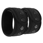 MoKo Braclet Sportif de Cheville Réglable pour Fitbit Inspire/Inspire HR, [Lot de 2] Résistant à l'Eau à Sueur, Accessoir Tracker d'Activité Fitness Pour Fitbit Charge 2/Alta/Alta HR - Noir