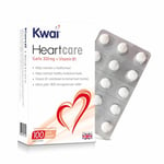 Kwai Heartcare | 100 Tablets | Garlic Capsules odourless high Strength Plus Vitamin B1 I Helps Maintain Healthy Cholesterol Levels and Healthy Heart | 300mg of standardised Garlic per Tablet