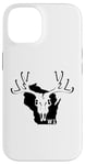 Coque pour iPhone 14 Wisconsin Hunting Deer In Wisconsin Sauveniere Deer Tag