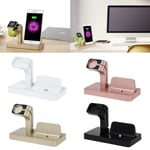 For Apple Watch And Iphone 11 X Xr 6 6s 5 7 8 Charging Stand Mount Station Dock