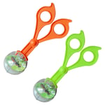 Insect Catcher Scissors Insect Trap Plastic Bug Tongs Tweezers for Kid Toy Handy