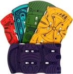 5-Pack Sci-Fi Pocket Health Trackers - Space Alien, Retro Tabletop RPG Role Play