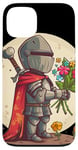 iPhone 13 Valentine's Knight with flowers in hand costume Case