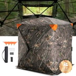 Store de chasse,270°,store de sol pop-up pour 1-2 personnes avec sac de transport,tente de chasse portable et resiliente,maille transparente