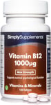 Vitamin B12 1000Mcg Tablets Perfect for Vegetarians & Vegans | UK Manufactured