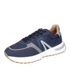 Chaussures Homme ALEXANDER SMITH 42 EU Sneakers Bleues En Tissu Cuir EX531-42