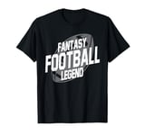 I Am A Fantasy Football Legend Retro Fantasy Football T-Shirt