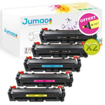 Lot de 10 toners (4*N,2*CYM) compatibles pour HP Color LaserJet Pro M452 M452nw M452dn M452Ddw, M450 M470 Serie,-Jumao-