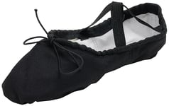 Capezio Femmes Cobra Chaussures de Ballet, Noir, 8 m