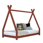 Benlemi Lit tipi Enfant NAKANA 120 x 180 Rouge Brique