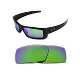 NEW POLARIZED CUSTOM GREEN LENS FOR OAKLEY GASCAN S SUNGLASSES