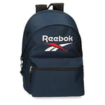 Reebok Boston Double Compartiment Laptop Backpack 15.6" Bleu 31x44x17.5 cms Polyester 23.87L