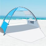 OutdoorMaster Tente de Plage pour 3 Personnes – Installation Facile – Bleu