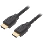 Cable hdcp hdmi 2.0 male des deux cotes 1m noir