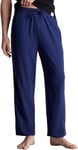 Calvin Klein Men Pyjama Bottoms Sleep Pant Long, Blue (Blue Shadow), XS