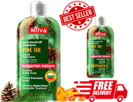 Pine Tar Shampoo for Seborrheic Dermatitis ‎200Ml Natural Dandruff Shampoo anti