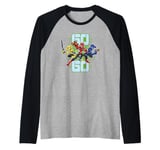 Power Rangers Beast Morphers Go Go Manche Raglan