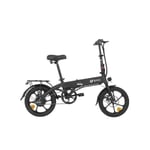 DYU A1FPro 250W Motorer Elcykel 7,5AH elektriskt batteri 16" tum fettdäck E-cykel MINI Mountain Bike Vikbar