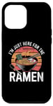 iPhone 12 Pro Max I'm just here for the ramen vintage style 02 Case