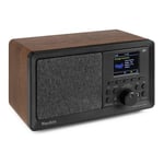 Audizio Padova retro DAB-radio med Bluetooth och USB mp3-spelare, DAB-radio med Bluetooth och USB mp3-spelare