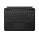 Microsoft Clavier Surface Pro Keyboard (Clavier Seul avec Emplacement pour Stylet) - Noir