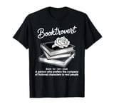 Funny Book Lover Meaning Reader Booktrovert Definition T-Shirt