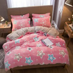 RTYUI Four-Piece Bedding Set, Thick Double-Sided Four-Piece Set, Suitable For Autumn And Winter Household