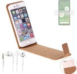 For Google Pixel 7 + EARPHONES cork cover case bag flipstyle protection walletca