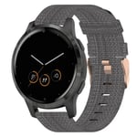 Modstandsdygtig Garmin Vivoactive 4S urrem - Mørkegrå