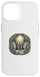 Coque pour iPhone 14 Daniel in the Lion's Den: Faith Defeats Fear Inspirational