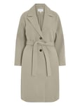 Vipoko Long Coat-Noos Beige Vila