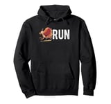 RUN Turkey Trot Running Thanksgiving Pullover Hoodie