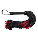 Rouge Burgundy Anaconda Leather Flogger Erotic Whip Kinky BDSM Spank Fetish Toy