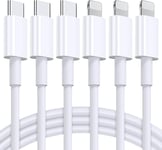 Câble Usb C Vers Lightning 0.9M 3Pack, [Certifié Mfi] Cable Chargeur Rapide Iphone, Charge Rapide Pour Iphone 14/13/13Pro/12/12 Pro Max/12 Mini/11/11Pro/Xs/Xr/X/8/ 8Plus /Ipad, Blanc