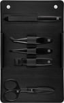 ZWILLING Premium Black Series Kit de manucure et pédicure 5 pièces avec étui en cuir de vachette Noir