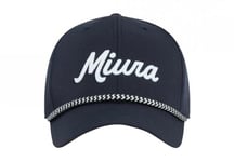 Miura Modern Script Rope Cap - Navy (Storlek: One Size Fits All)