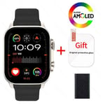 2024 Uusi Aito Hello Watch 3 Plus Älykello 49Mm Amoled 4G Rom Nfc Kompassi Kello Bluetooth Puhelu Urheilu Älykello Miehet Naiset_Black Trail green_With original box