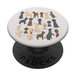 Labrador Retriever Puppies Cute Dog Theme PopSockets PopGrip: Swappable Grip for Phones & Tablets PopSockets Adhesive PopGrip