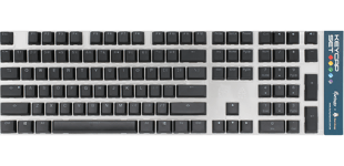 DUCKY Keycaps set/ Nordic Black Double shot