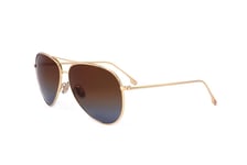 Lunettes de Soleil Victoria Beckham VB203S 721 GOLD/BRICK-BLUE 62/13/ Femme