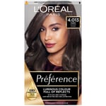 L'Oréal Paris Préférence Infinia Hair Dye (Various Shades) - 4.01 Paris Natural Dark Brown