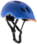 NAKAMURA Kimet J Casque de Cyclisme Jeunesse Unisexe, Bleu Foncé/Orange Foncé, XS