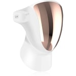 PALSAR7 Professional LED Mask White Gold LED forskønnende maske til ansigt og hals Gaveæske 1 stk.