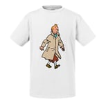 T-Shirt Enfant Tintin Reporter Hero Bande Dessinee Aventurier Herge