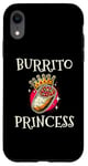 iPhone XR Burrito Princess Mexican Food Burritos Cinco De Mayo Case