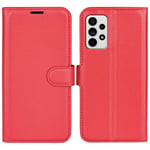 Samsung Galaxy A33 5G      Pu Wallet Case    [Red]